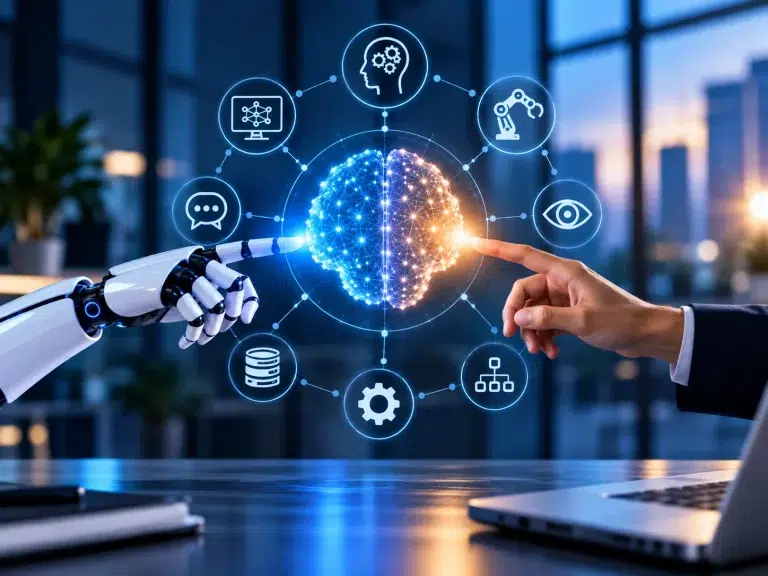 What are the types and components of Artificial Intelligence?