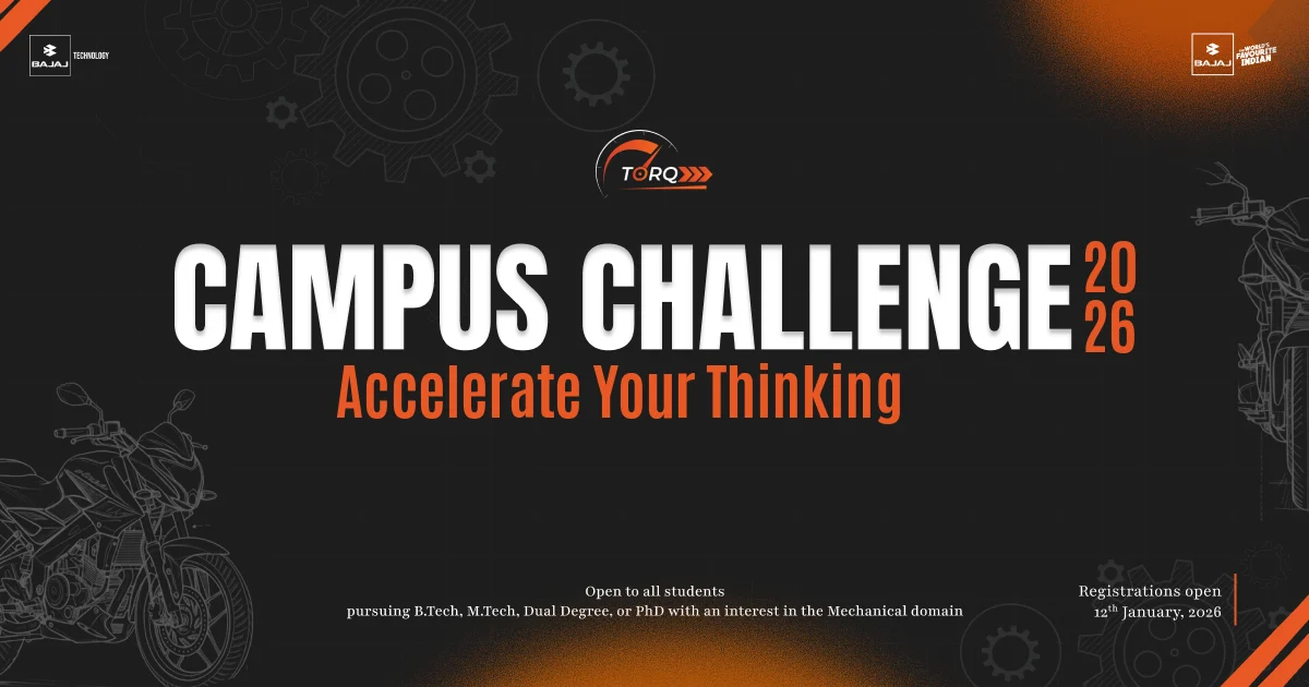 bajaj campus challenge mobile banner